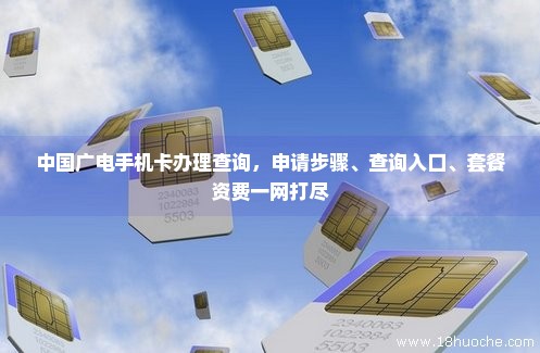 中国广电手机卡办理查询，申请步骤、查询入口、套餐资费一网打尽