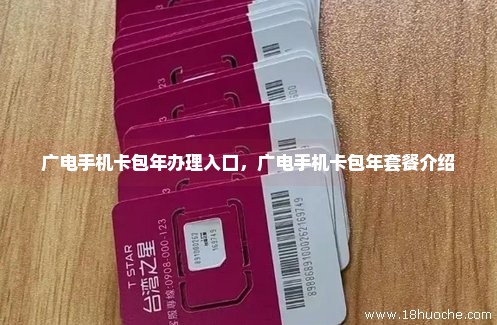 广电手机卡包年办理入口，广电手机卡包年套餐介绍